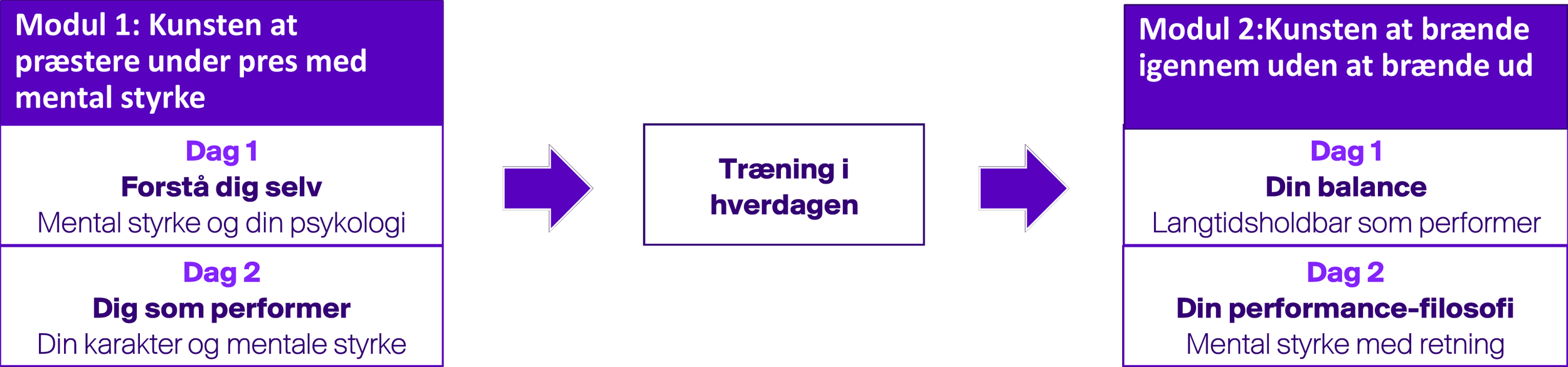 Forløbets opbygning