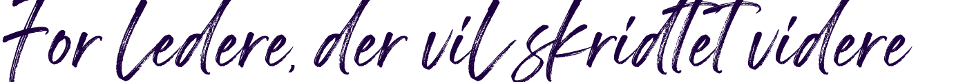 For ledere, der vil skridtet videre_Lilla